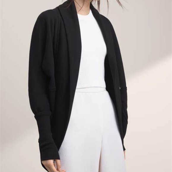 Wilfred Sweaters - Wilfred Aritiza Diderot Black Open Cardigan Small